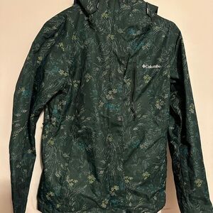 Columbia Green and White Interchange Jacket